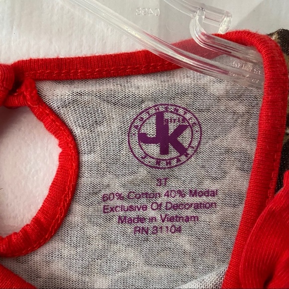 J Khaki Girls Toddler Animal Print Long Sleeve Dress 3T - Picture 5 of 16